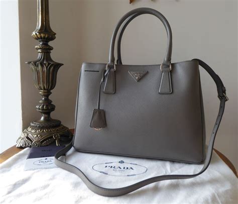 prada tote lux small saffiano leather marmo grey|Prada saffiano lux tote large.